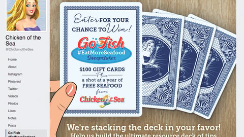 Chicken of the Sea Sweeps and Awareness Campaign